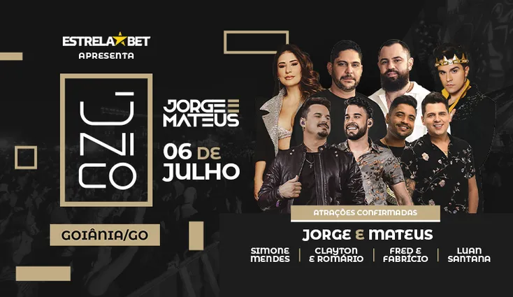 Jorge e Mateus Único em Goiânia 2024 - Ingressos com Desconto - FUNWAVE