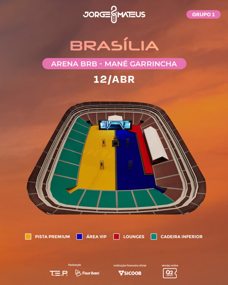 Jorge e Mateus – Turnê 20 Anos: Brasília 2025 - Ingressos com Desconto ...
