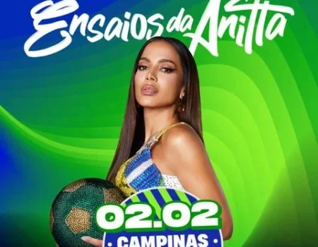 Ensaios da Anitta 2025 em Campinas