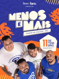 Menos É Mais em Poços de Caldas 2026