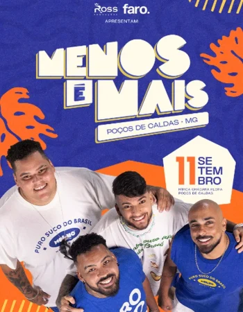 Menos É Mais em Poços de Caldas 2026